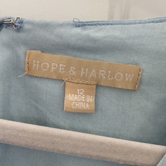 Hope & Harlow Cambray Dress Size 12 - Picture 3 of 10